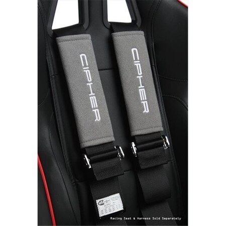 Cipher Cipher CPA8001RHP-GY Grey 3 in. Harness Pad Set CPA8001RHP-GY